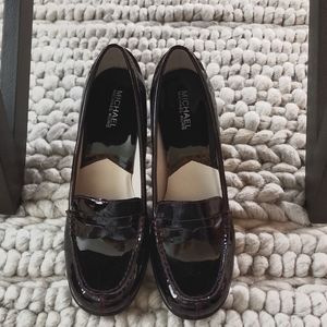 Michael Kors metallic red/black pumps